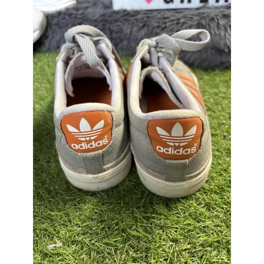 Adidas Shoes Mens 8.5 Daily Sneaker Casual Lifestyle Trainer Gray Oxford